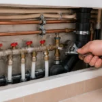 Reparación de instalación de fontanería empotrada en vivienda