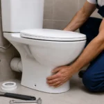 Instalación de váter y conexión sanitaria realizada en vivienda cercana a Puente Genil