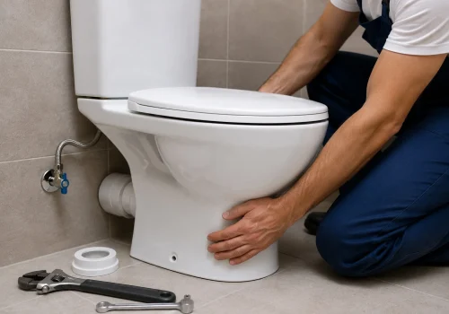 Instalación de váter y conexión sanitaria realizada en vivienda cercana a Puente Genil